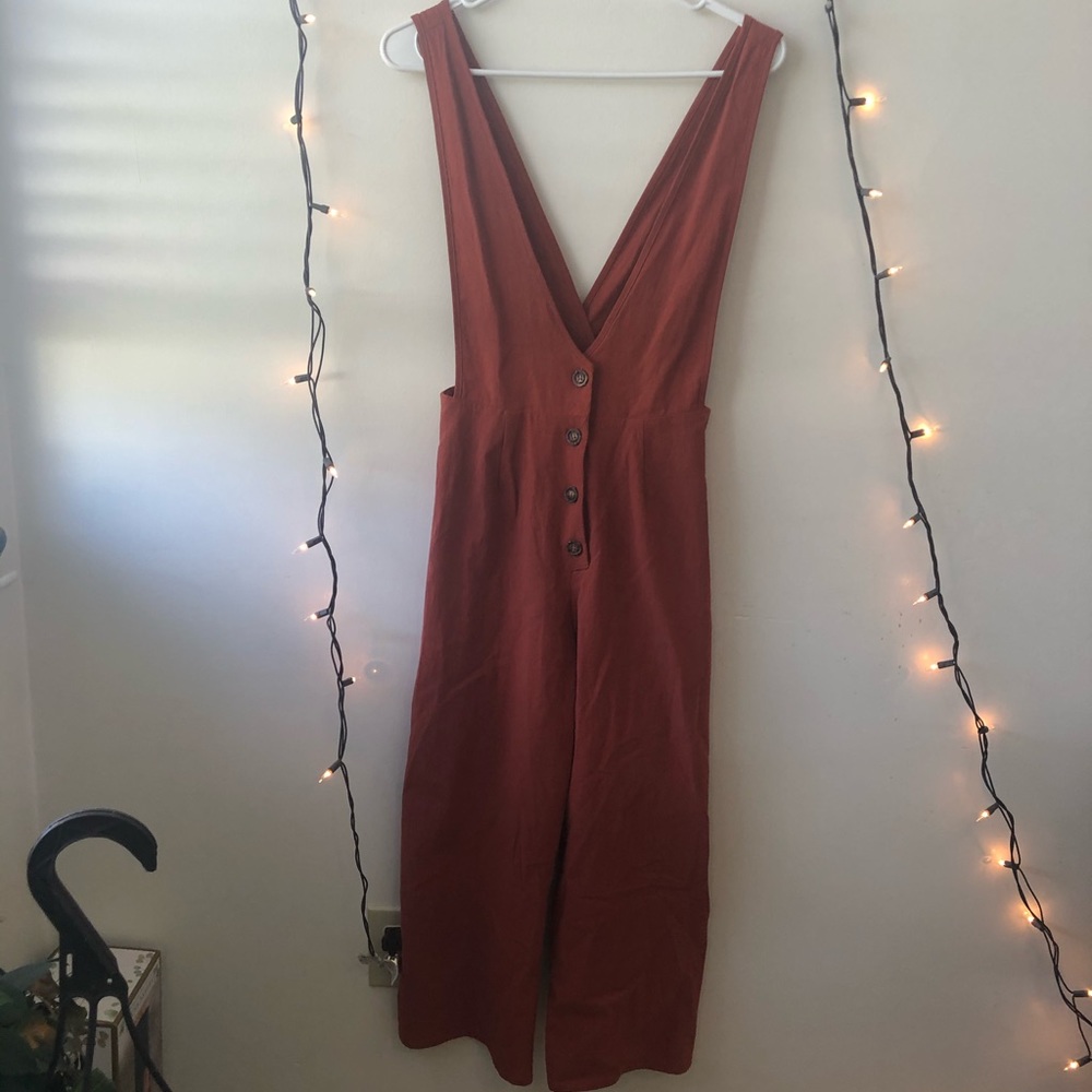 Burnt Orange Jumpsuit